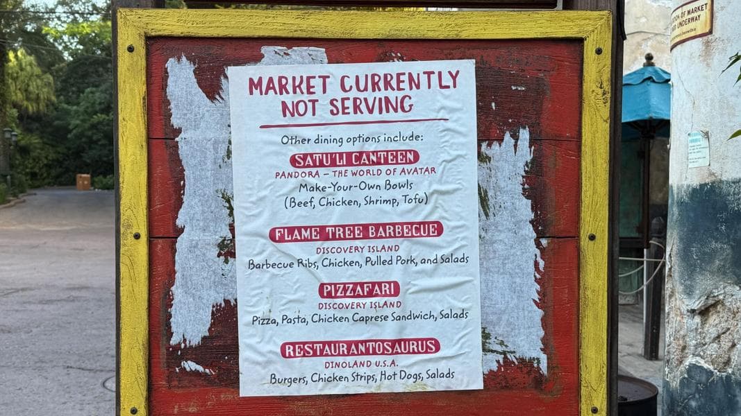 Harambe Market Now Closed to Become Burger & Chicken Nuggets Restaurant at Disney’s Animal Kingdom