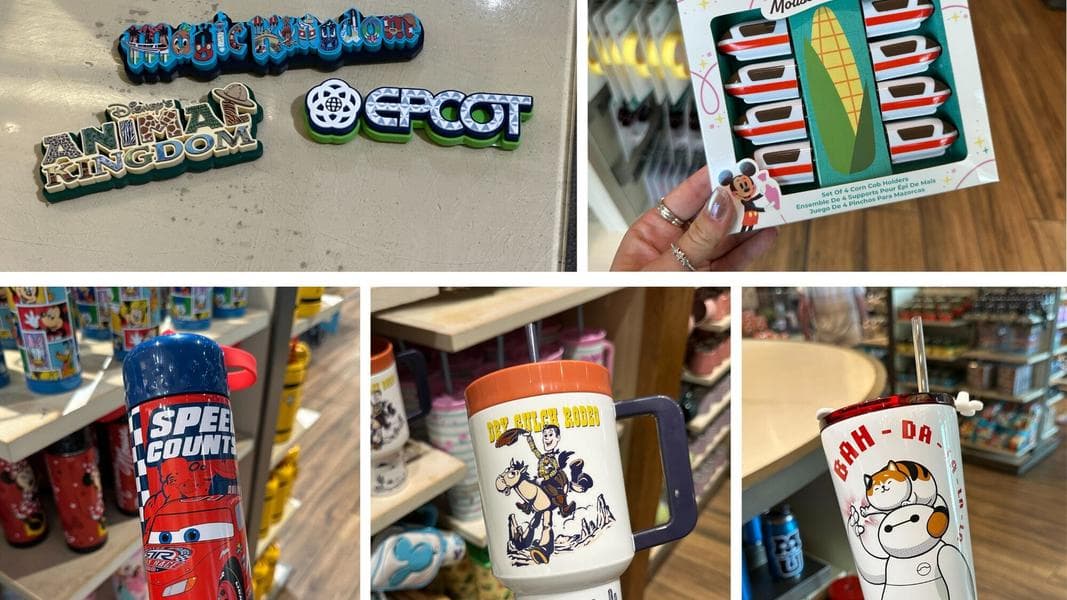 Four Parks, Characters, & More Mouseware and Tumblers at Walt Disney World