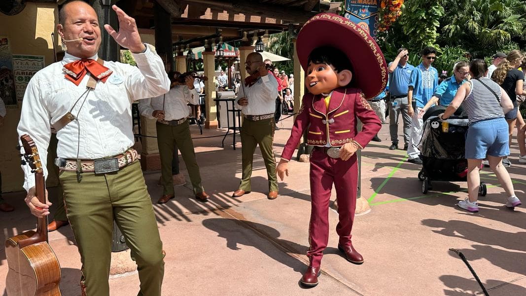 Member of Mariachi Cobre Celebrates 35 with EPCOT Band