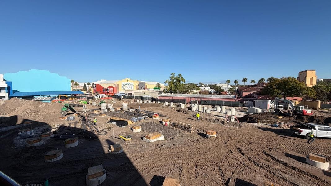 Roller Coaster Receives More Foundation at Universal Studios Florida