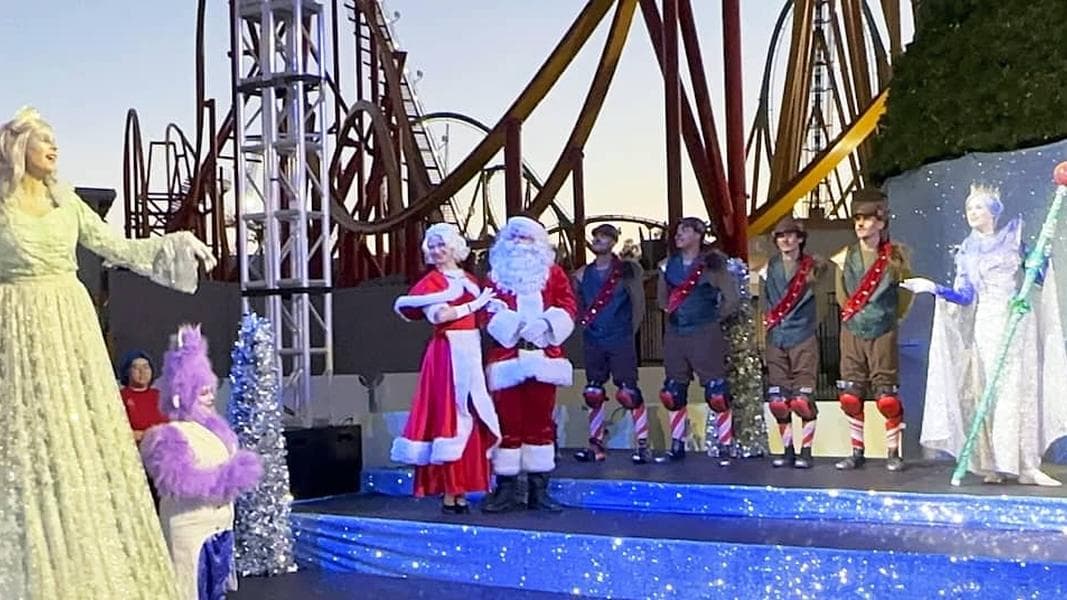 It's time to slide into the holidays at Six Flags