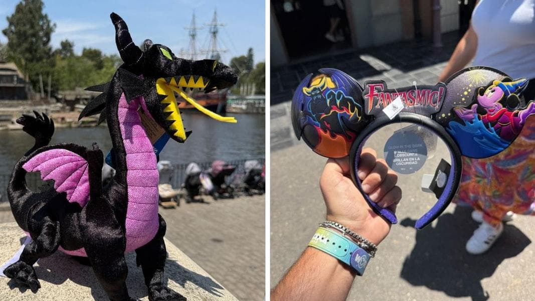 New Fantasmic Ear Headband and Maleficent Dragon Plush Arrive at Disneyland Resort