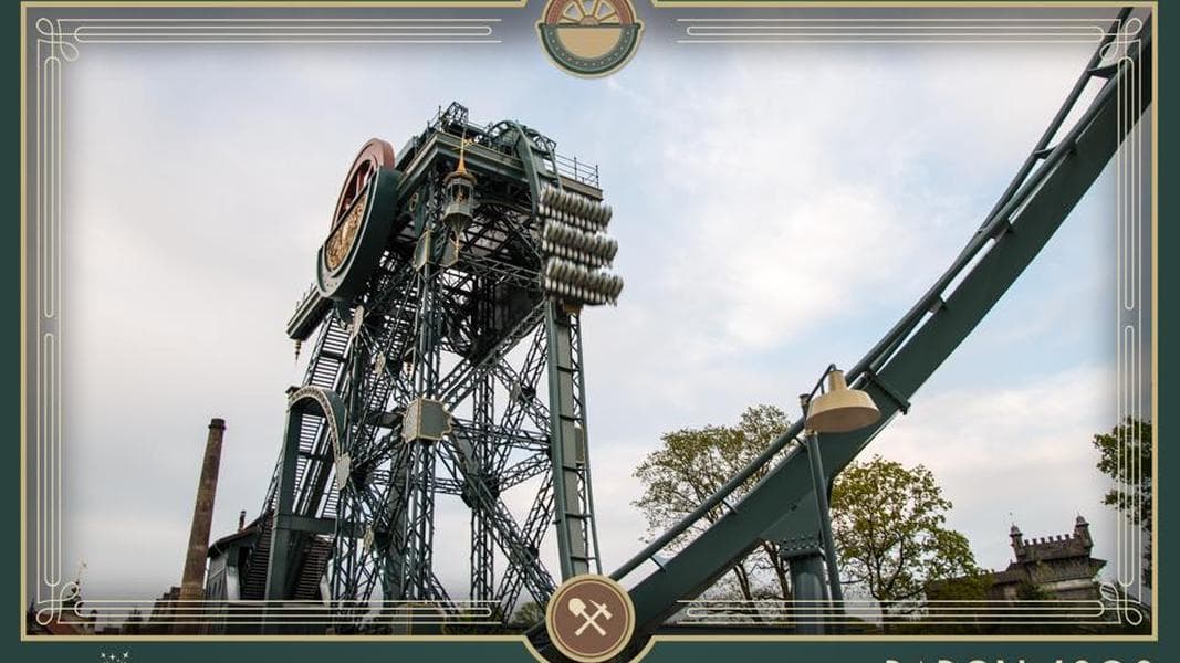 Efteling’s Baron 1898 Dive Coaster Testing