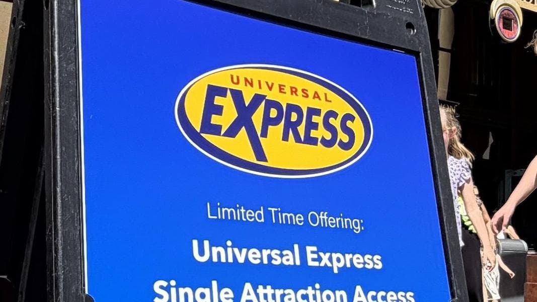 Express pass for single attractions testing at Universal Orlando