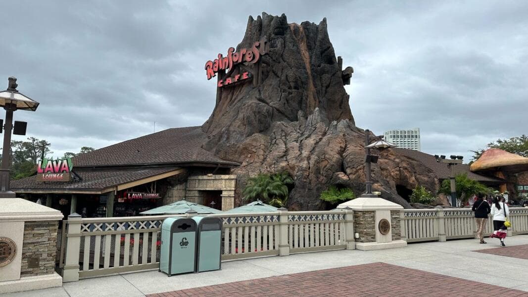PHOTOS: Refurbishment Complete on Rainforest Cafe Facade at Disney Springs
