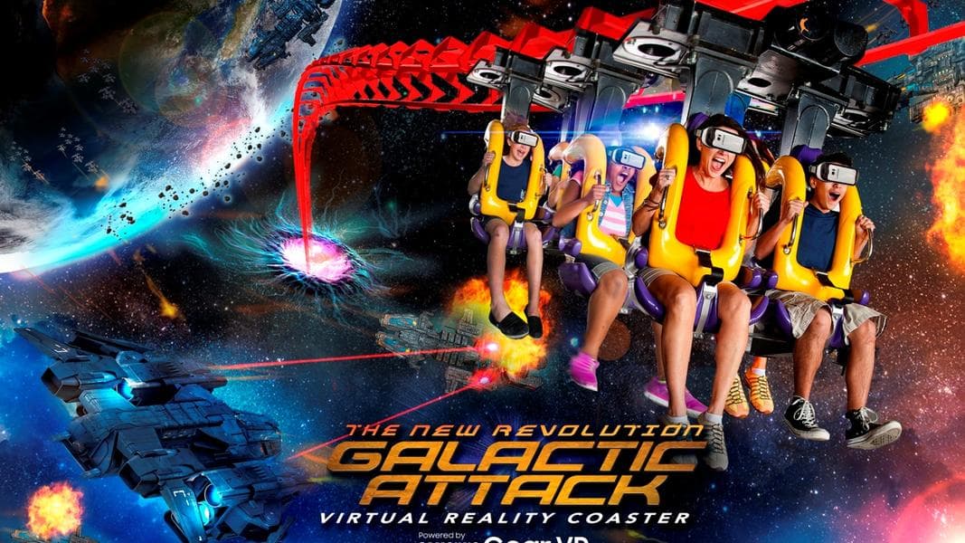 Galactic Attack VR Coming to Six Flags Magic Mountain and Discovery Kingdom