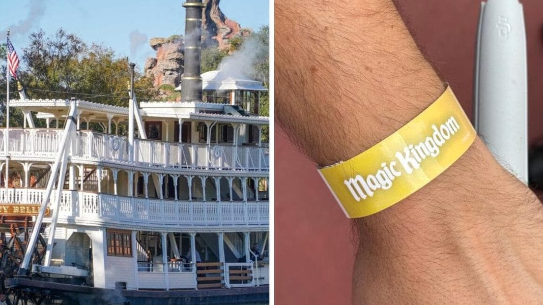 Cast Members at Magic Kingdom Handing Out Wristbands for Final Ride on Liberty Square Riverboat