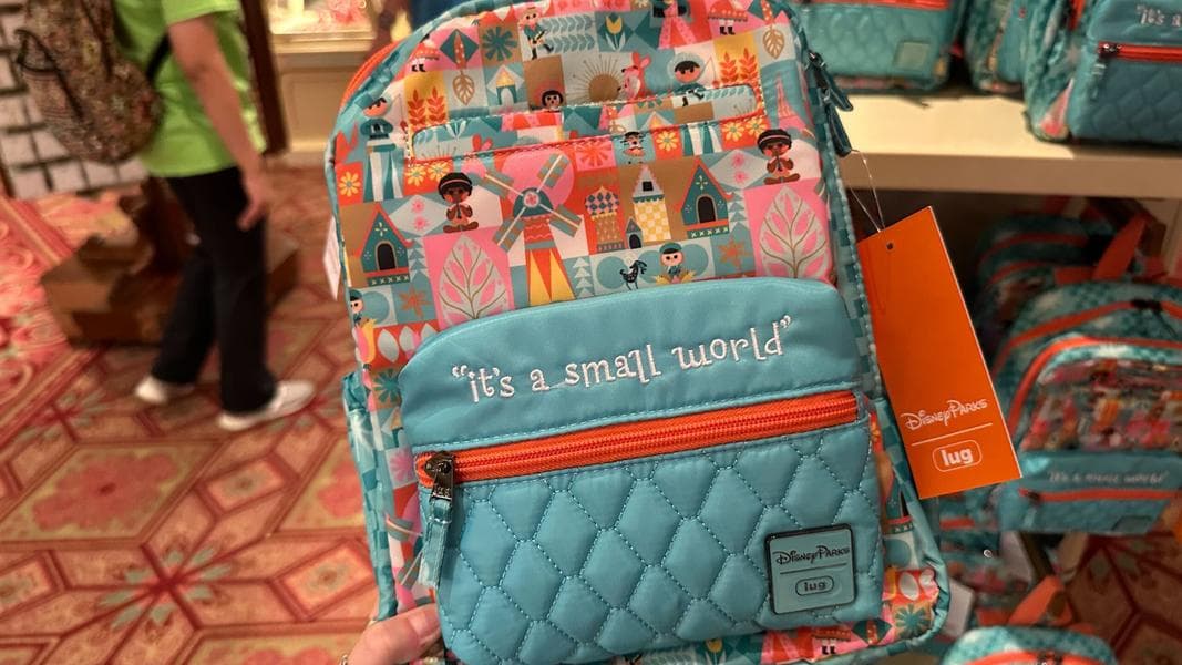 Newest Disney Parks Lug Bag Features “it’s a small world”