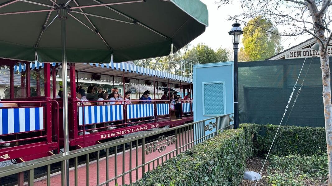 PHOTOS: New Orleans Square Railroad Station Now Closed at Disneyland Park