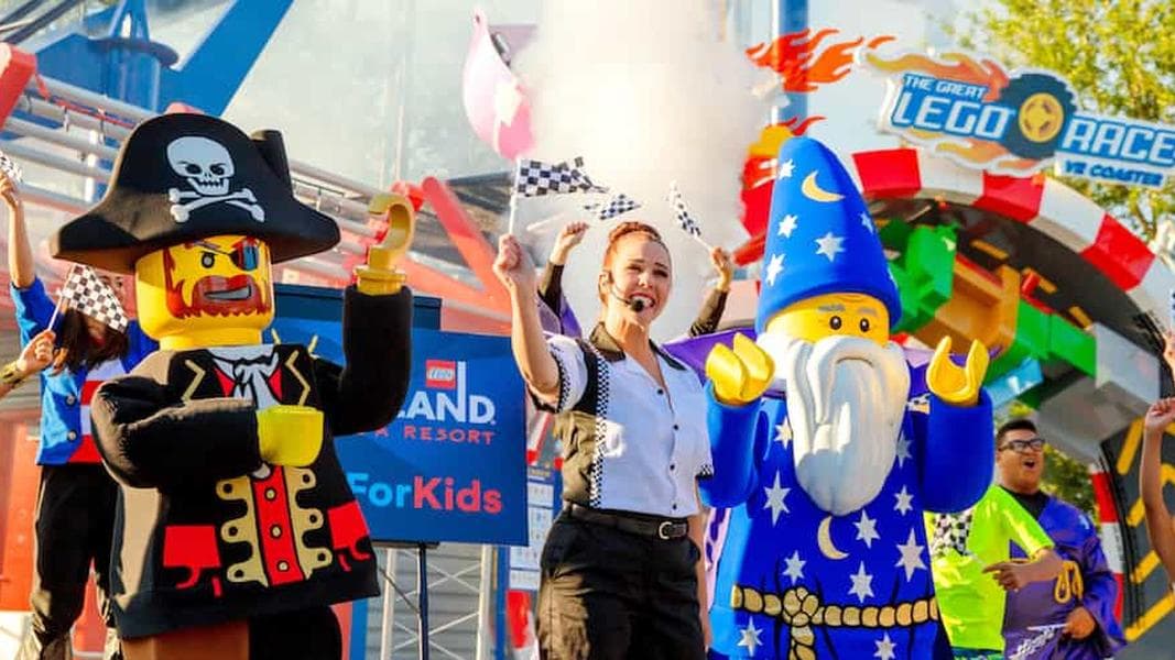 The Great Lego Race VR coaster now open at Legoland Florida Resort