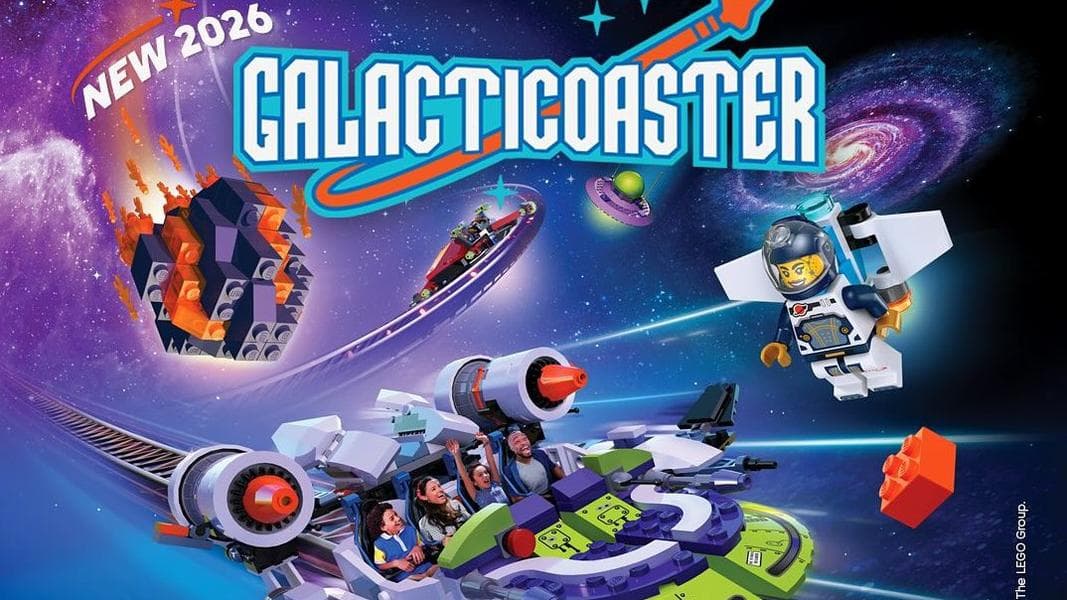 ‘Galacticoaster’ indoor roller coaster opening at Legoland in Florida and California in 2026