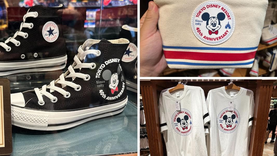 Tokyo Disney Resort 40th Anniversary Converse Collection Now Available