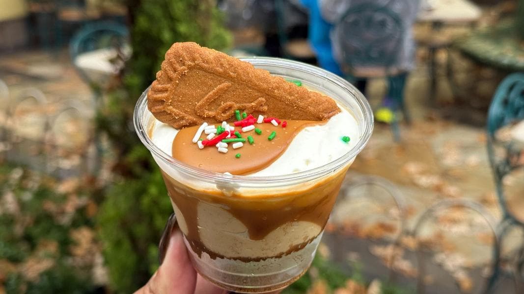 New Cookie Butter Trifle Available at Disney California Adventure for Christmas 2025