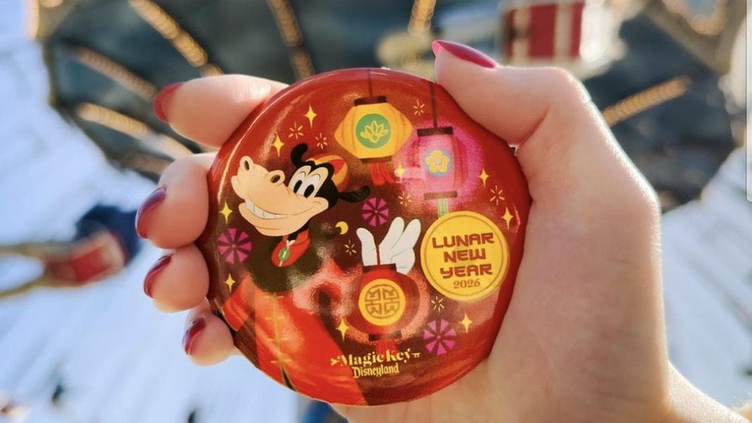 Magic Key Lunar New Year Button Featuring Horace Horsecollar Coming Soon to Disney California Adventure