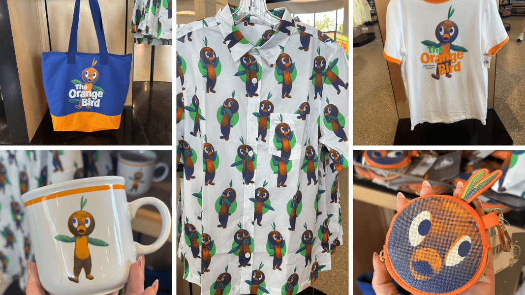 Vintage Orange Bird Merchandise Finally Arrives at EPCOT for Flower and Garden Festival