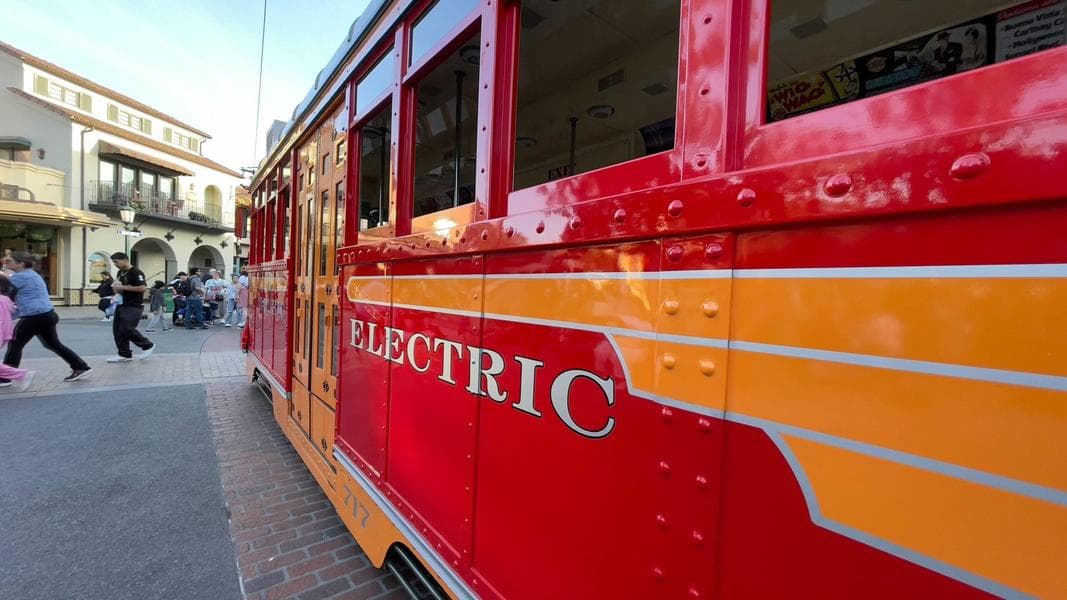 PHOTOS: Red Car Trolley Parked for Photos After Permanent Closure in Disney California Adventure