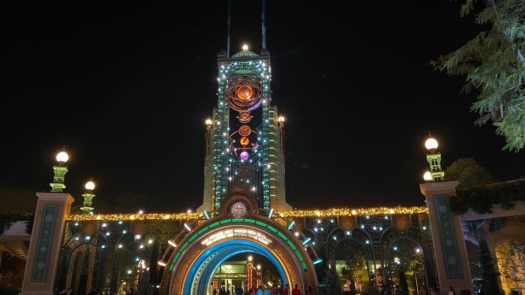 Celestial Park Is Now Decorated for Christmas 2025 at Epic Universe