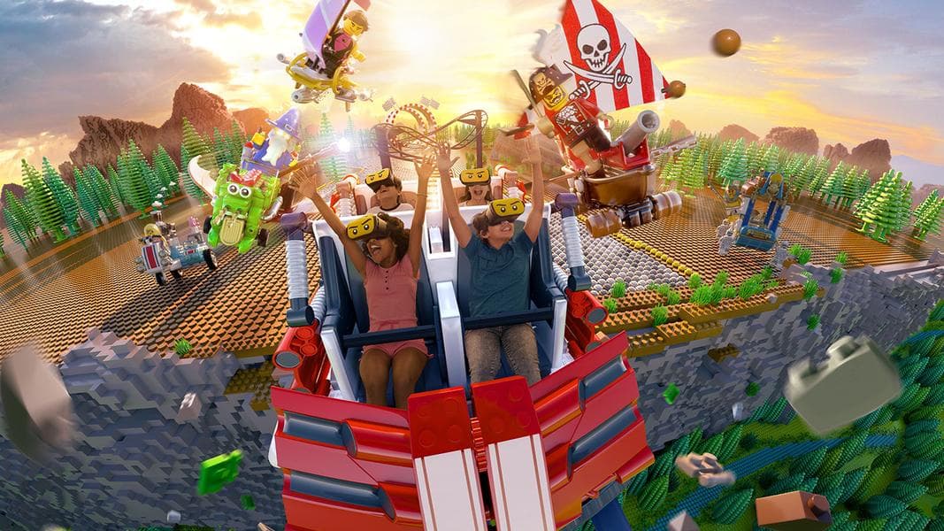 The Great LEGO Race VR Coaster Opens March 23 at LEGOLAND Florida