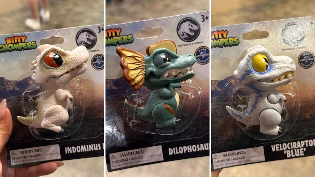 Universal-Exclusive Jurassic World ‘Bitty Chompers’ Figures Now Available