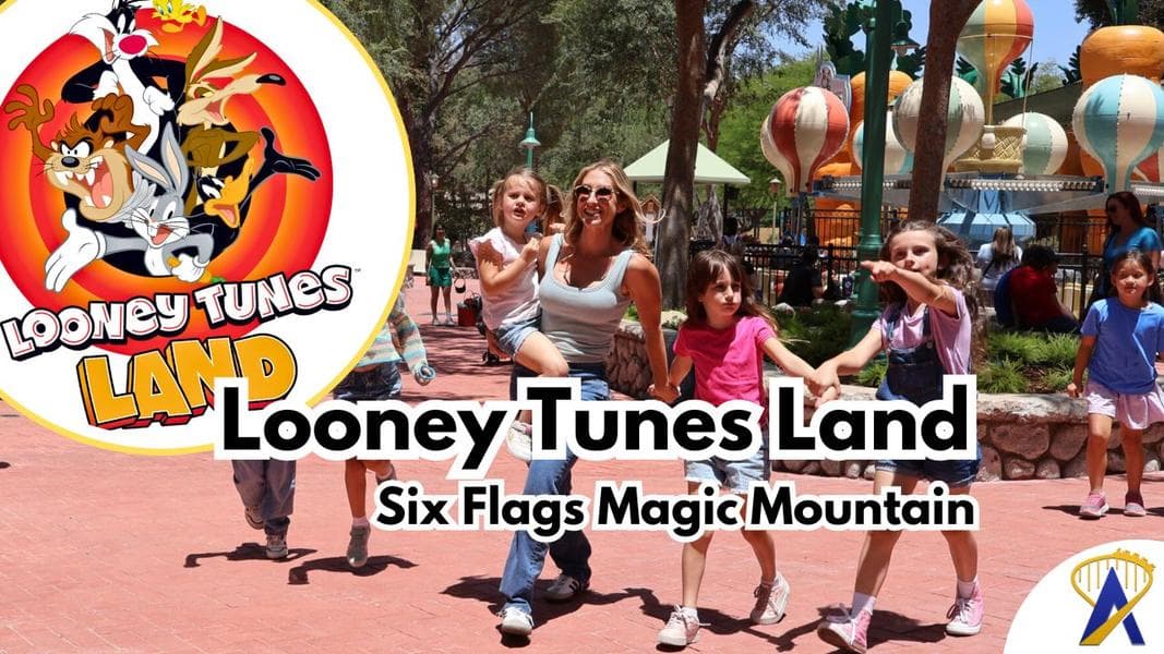 First Look: Looney Tunes Land opens today at Six Flags Magic Mountain