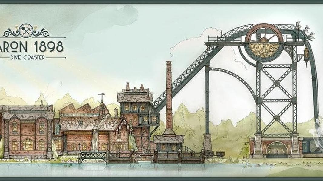 Efteling Reveals Dive Machine Renderings