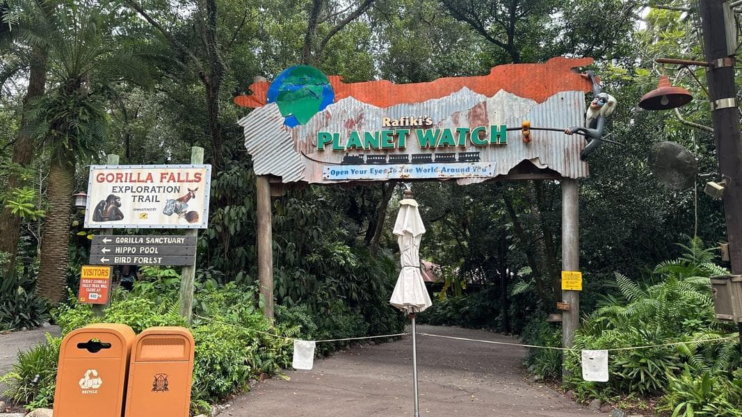 Rafiki Removed From Rafiki’s Planet Watch Sign at Disney’s Animal Kingdom