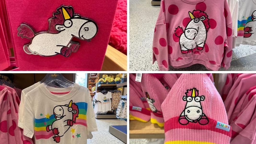 Even More Fluffy Unicorn Minions Merch at Universal Studios Florida