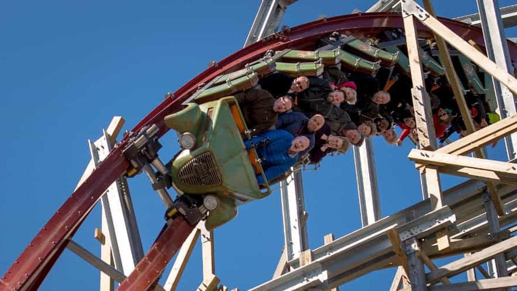 Twisted Timbers hybrid roller coaster opens at Kings Dominion