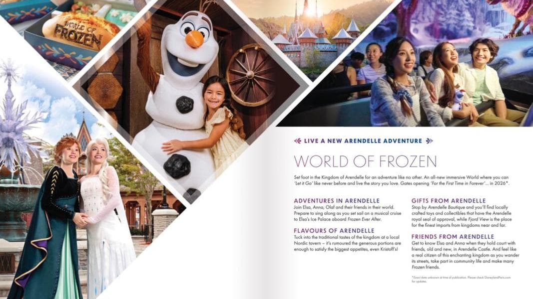 New Disneyland Paris 2026-2027 brochure