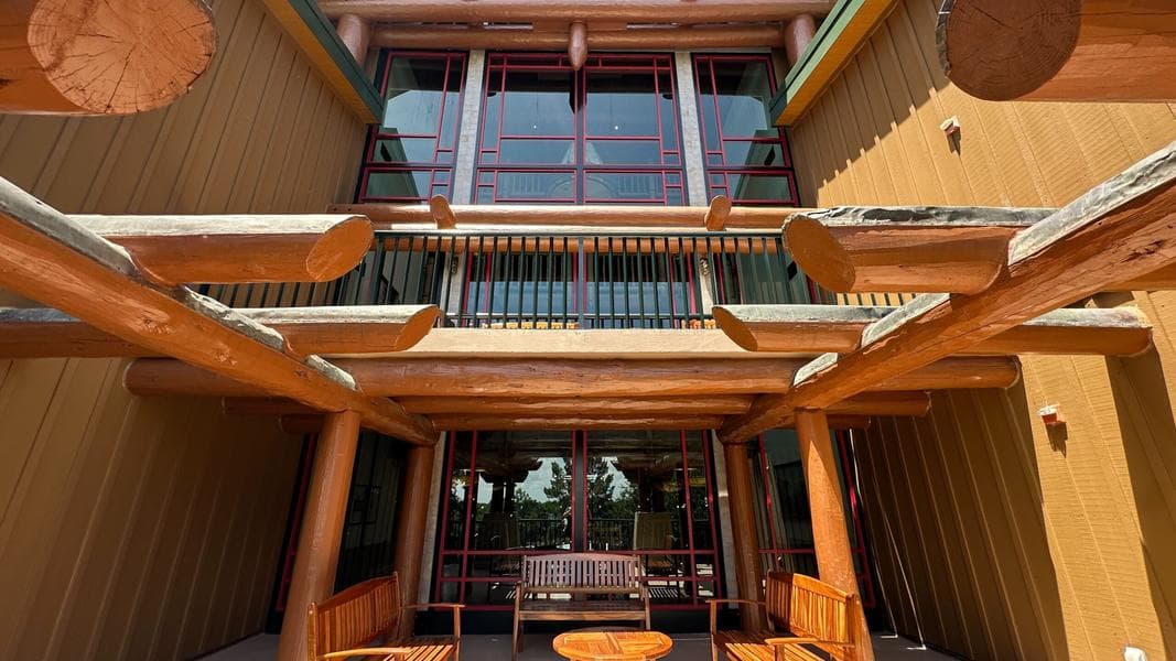 Disney’s Wilderness Lodge Upper Level Terraces Reopen and Window Decals Removed as Refurbishment Work Continues