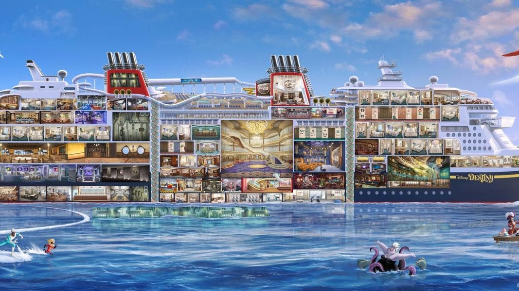 Ship Layout Revealed for the Disney Destiny