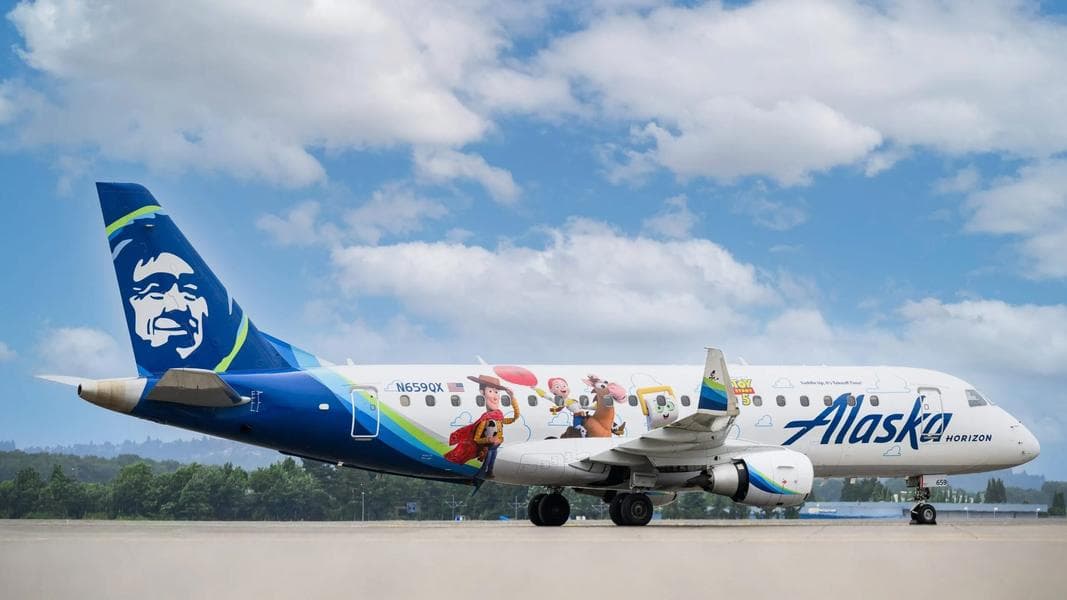 Alaska Airlines Reveals New ‘Toy Story 5’ Horizon Air Livery, Commemorates 45 Years of Air Service