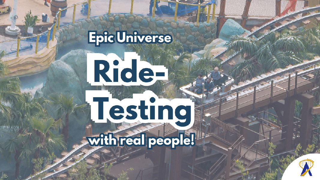 Epic Universe construction update: Donkey Kong test rides with real people in progress