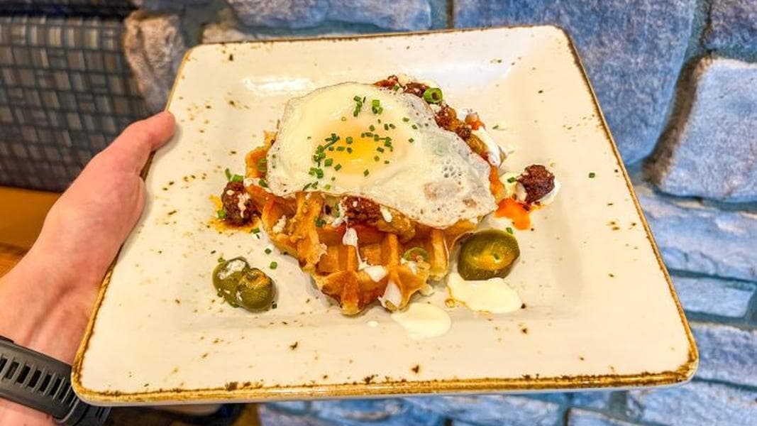 REVIEW: We Tried a $17 Waffle During Our Disney Day, and We Have No Regrets