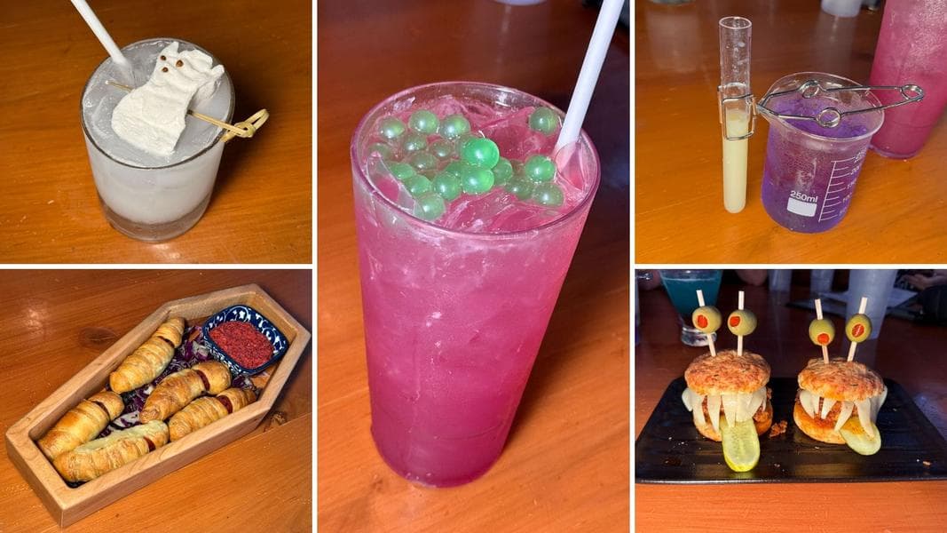 We Tried All the Food and Drinks at Jock Lindsey’s Halloween Hangar Bar