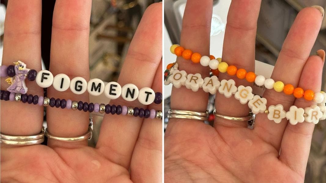 New Figment and Orange Bird Friendship Bracelets at Walt Disney World