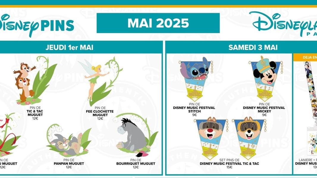 Disneyland Paris Pin Trading: May 2025