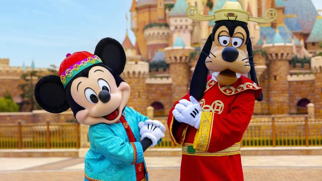 Hong Kong Disneyland Celebrating Chinese New Year with Decorations, Food, Merchandise, & More