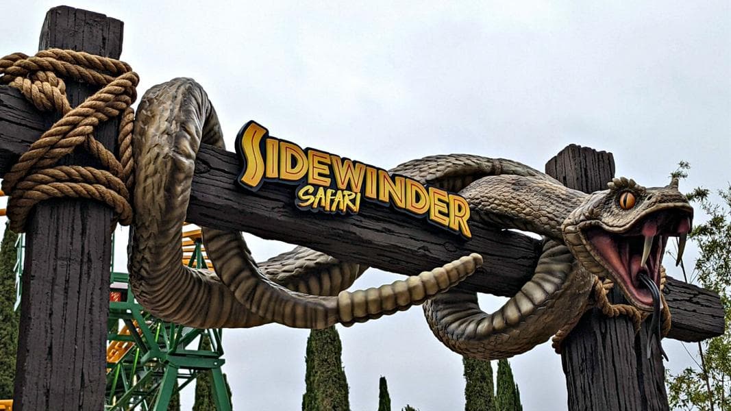 Sidewinder Safari Opens at Six Flags Discovery Kingdom, And It’s Their Best Themed Coaster