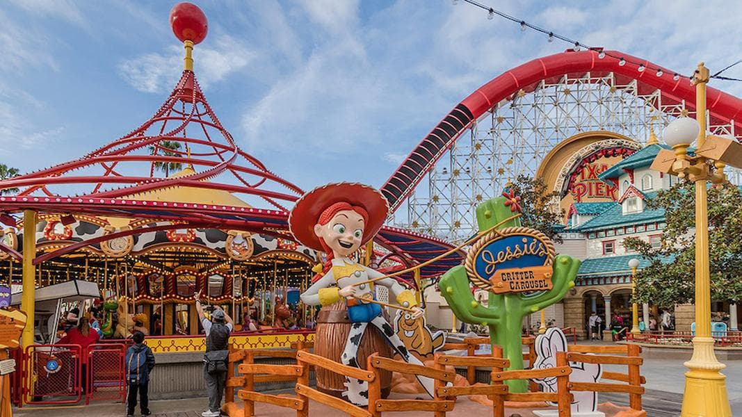 Jessie’s Critter Carousel now open at Disney California Adventure
