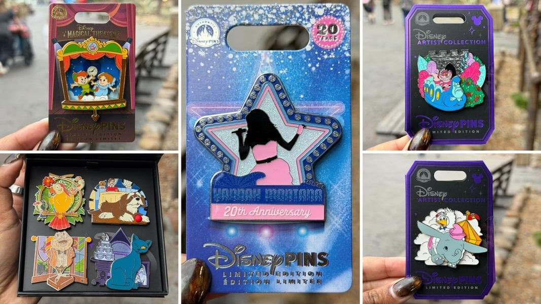 Disneyland Pin Tuesday: Attraction Animals Artist Collection, ‘Hannah Montana’ 20th, ‘Peter Pan’ Magical Theater