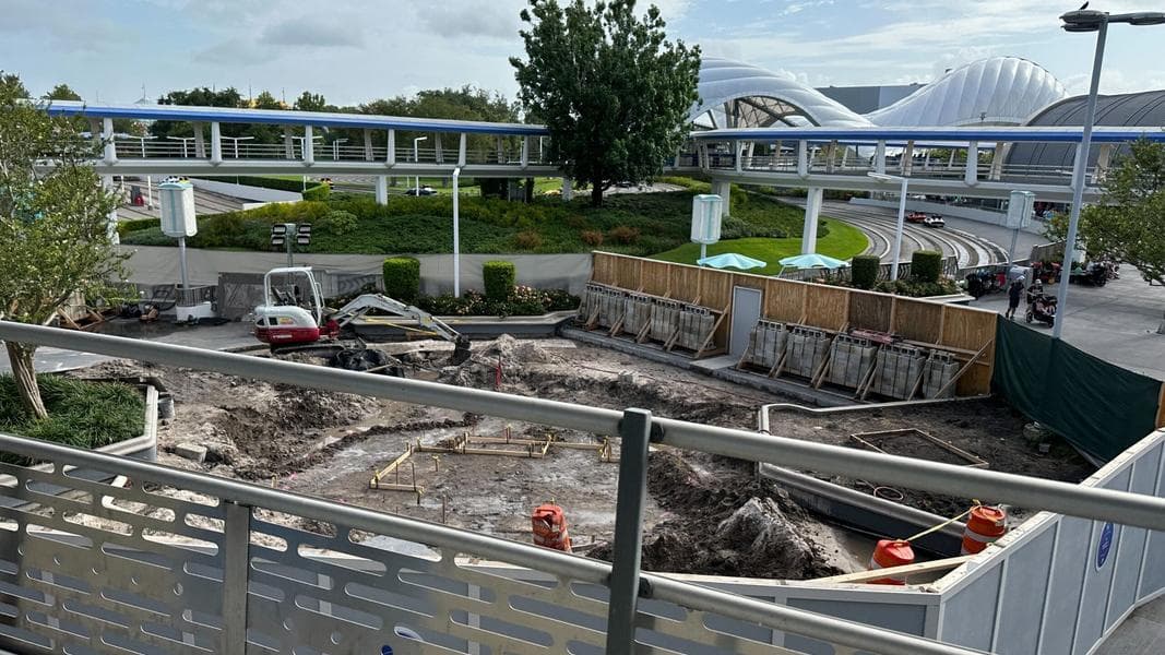 Foundation Work Begins at Former Cool Ship Site at Magic Kingdom