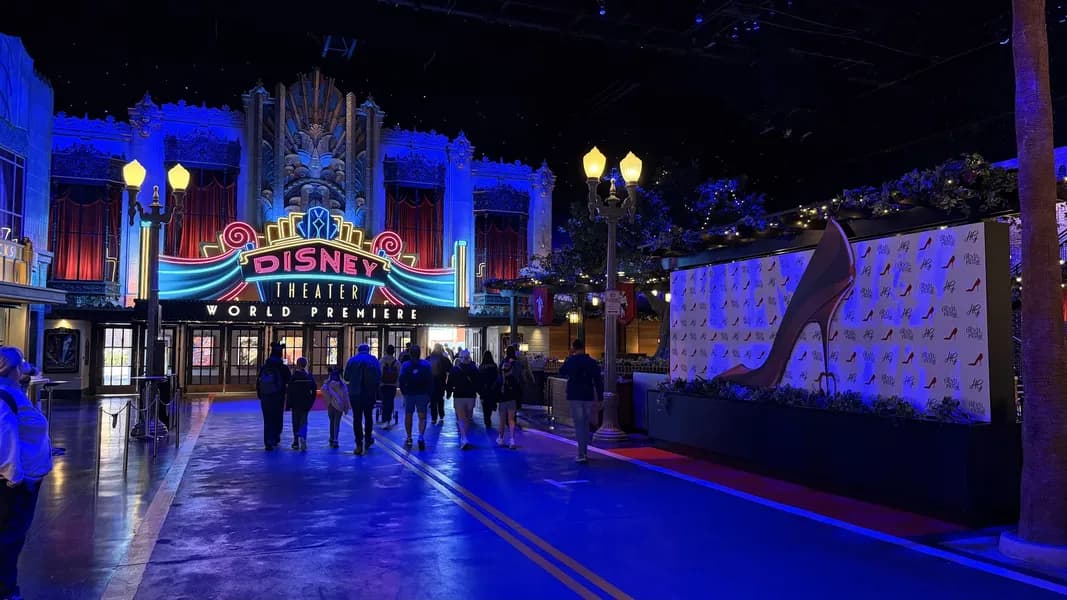The Devil Wears Prada 2 overlay for World Premiere in Disney Adventure World