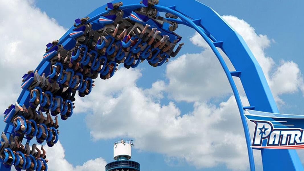 Vortex at California’s Great America Is Losing Its Floor, Becoming Patriot