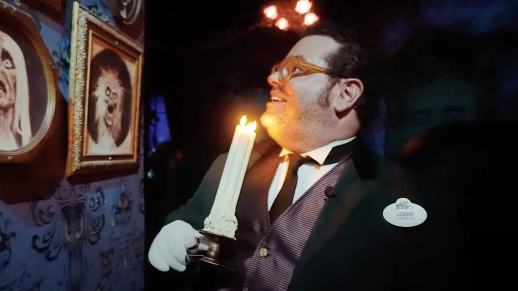 Josh Gad Becomes a Haunted Mansion Cast Member at Disneyland