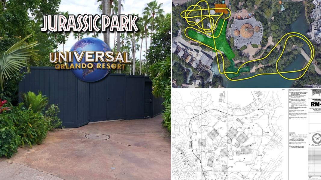 Jurassic Park Roller Coaster Update and Track Layout Revealed for Islands of Adventure