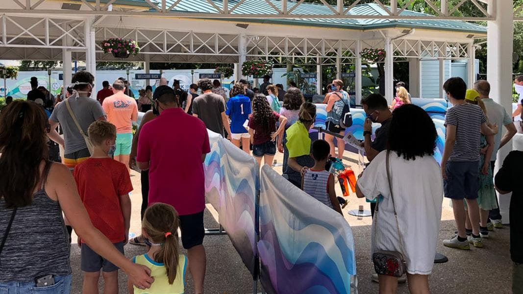 SeaWorld Orlando re-opens with loose rules and limited rides