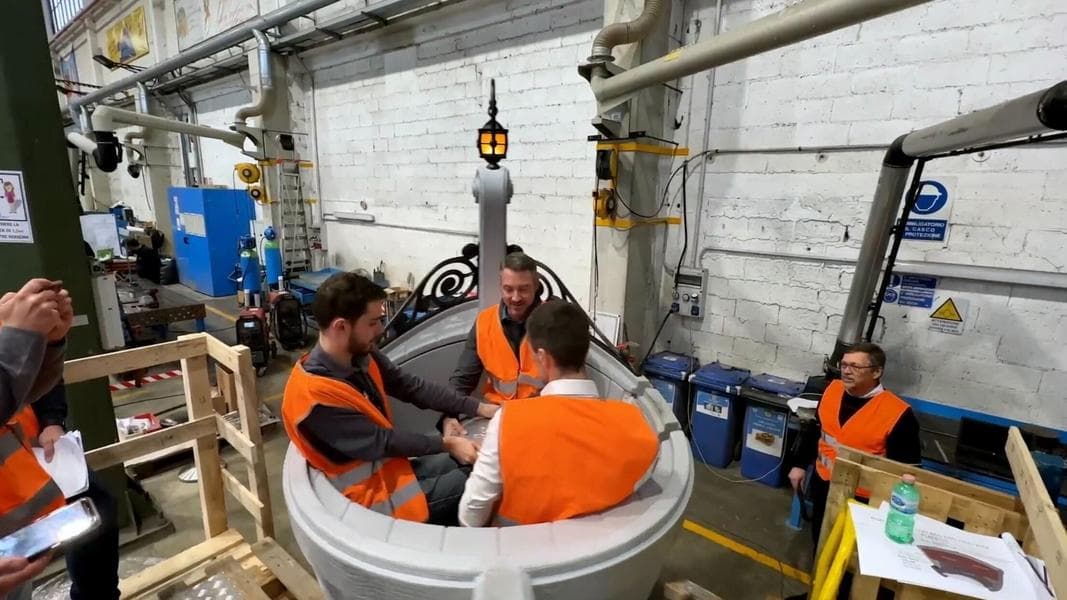 Imagineers Take A Spin in Ride Vehicle for Upcoming Tangled Attraction at Disneyland Paris