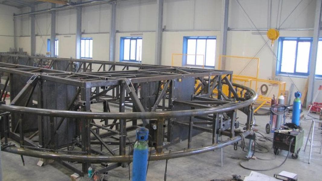 What does a Euro-Fighter look like in the warehouse?