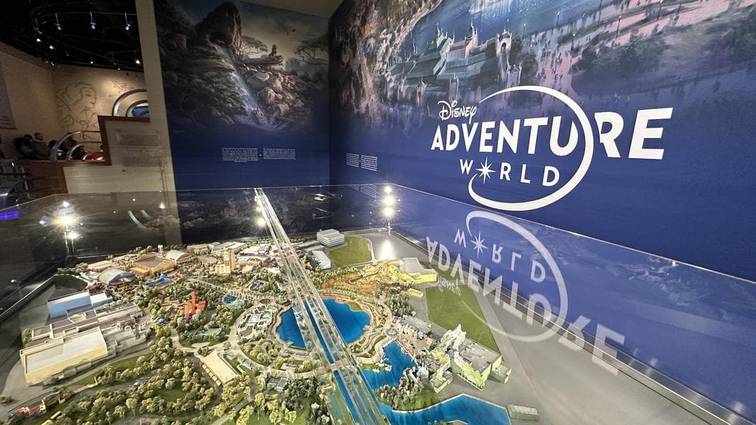 Disney Adventure World Model Now on Display for All Guests